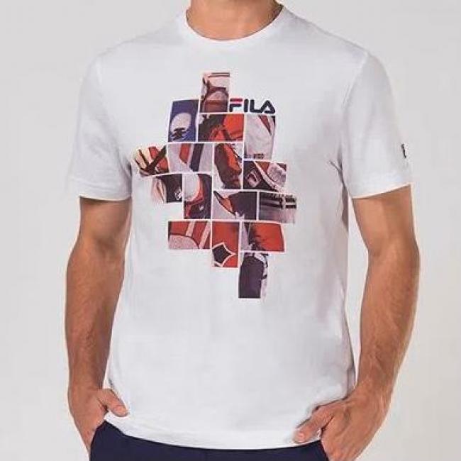 CAMISETA FILA COLLAGE BLANCO