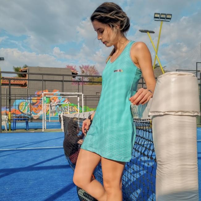 VESTIDO DRIVE PETROLEO L