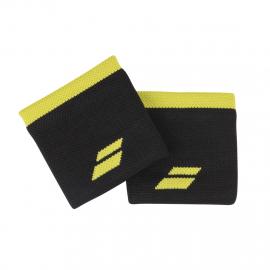 MUÑEQUERA BABOLAT LOGO WRISTBAND NEGRO AMARILLO