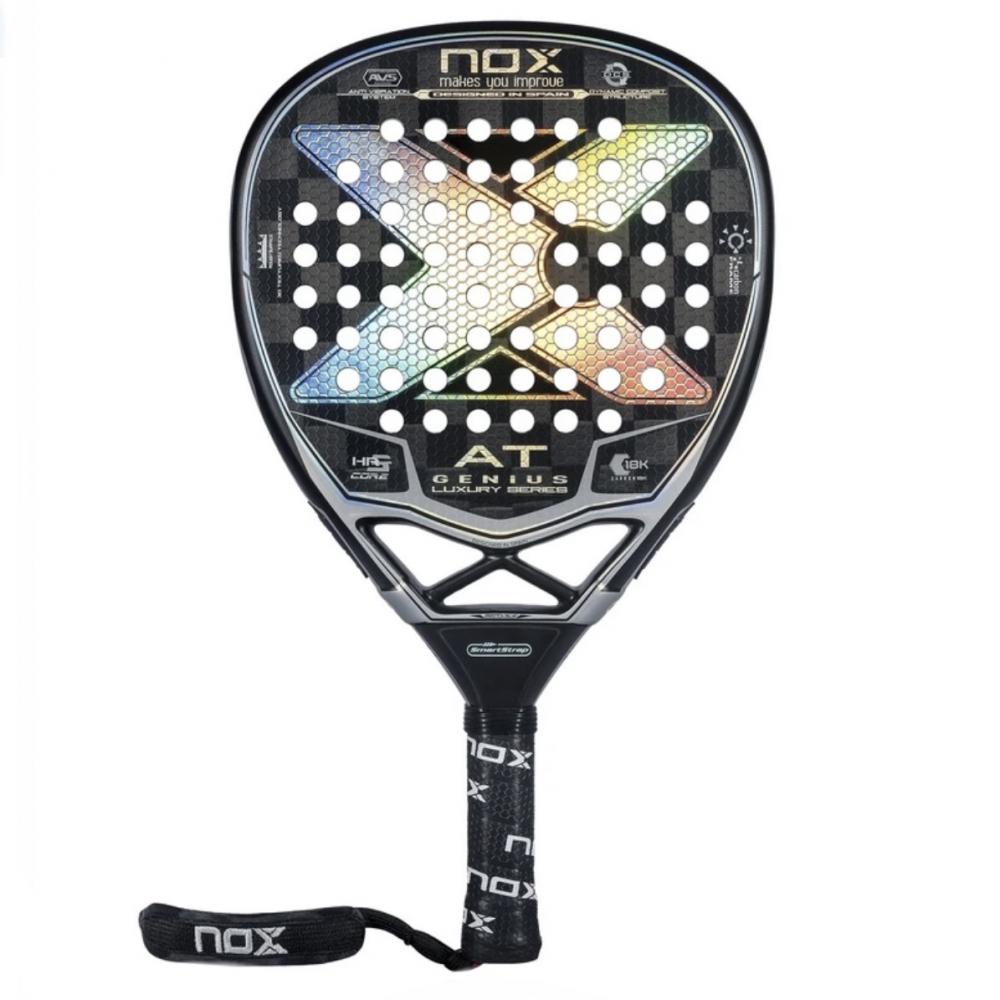 NOX AT10 Genius 18K Alum Raqueta de Padel - Black/Grey