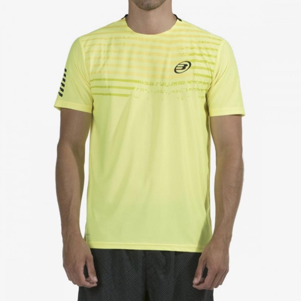 Bullpadel Ricione WPT Camiseta de Padel Hombre - Carmesi Fluor