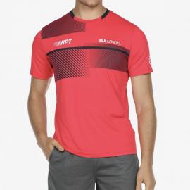 CAMISETA BULLPADEL REDULLU CARMESI FLUOR