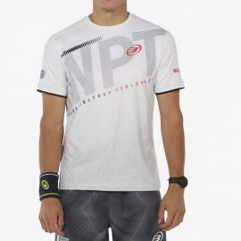 CAMISETA BULLPADEL RITER BLANCO