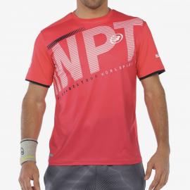 CAMISETA BULLPADEL RITER CARMESI FLUOR