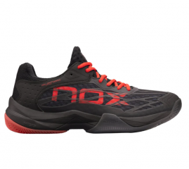 CALZADO NOX AT10 LUX NEGRO/ROJO