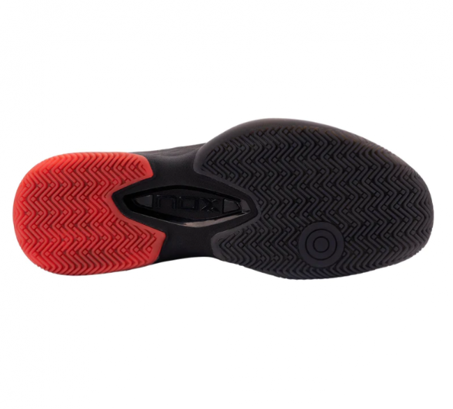 CALZADO NOX AT10 LUX NEGRO/ROJO 10