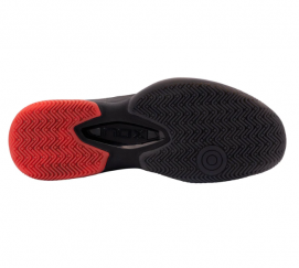 CALZADO NOX AT10 LUX NEGRO/ROJO 11