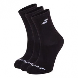 MEDIA BABOLAT (3 UNIDADES) NEGRO