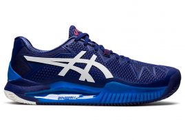 CALZADO ASICS GEL RESOLUTION 8 CLAY DIVE BLUE/WHITE