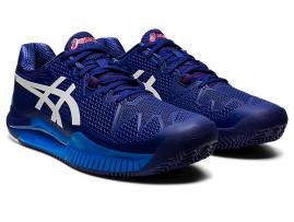 CALZADO ASICS GEL RESOLUTION 8 CLAY DIVE BLUE/WHITE