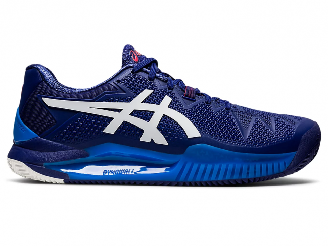 CALZADO ASICS GEL RESOLUTION 8 CLAY DIVE BLUE/WHITE 9