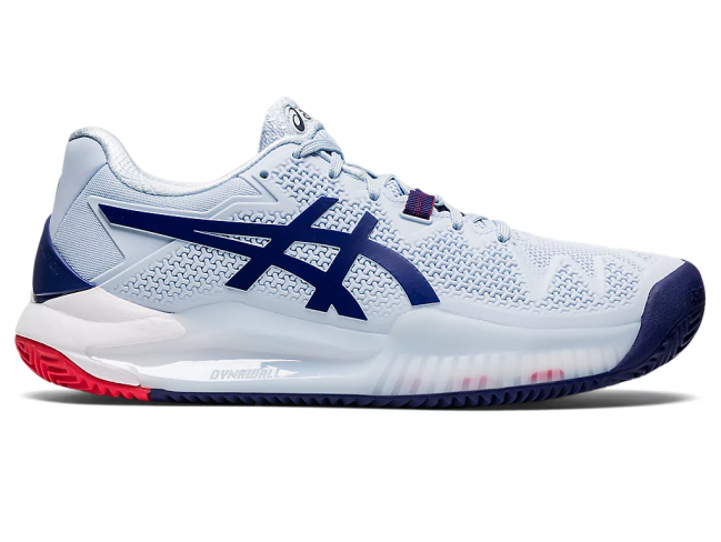 CALZADO ASICS GEL RESOLUTION 8 CLAY SOFT SKY/DIVE BLUE