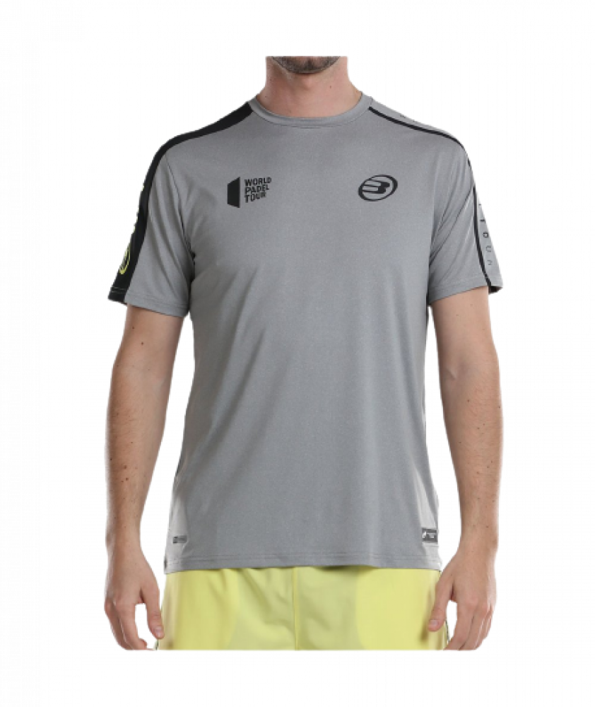 ROPA PADEL HOMBRE CAMISETA BULLPADEL RITER BLANCO