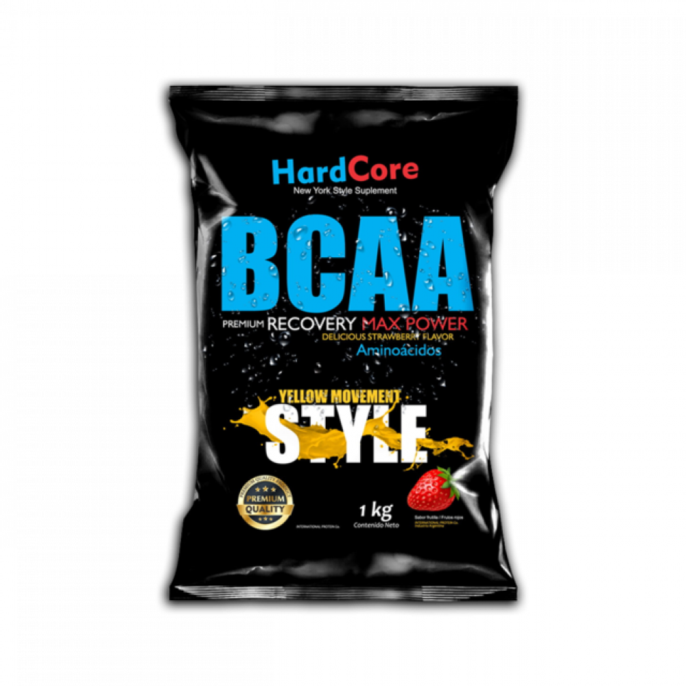BCAA HARD CORE 1KG FRUTILLA