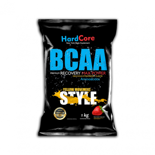 BCAA HARD CORE 1KG FRUTILLA