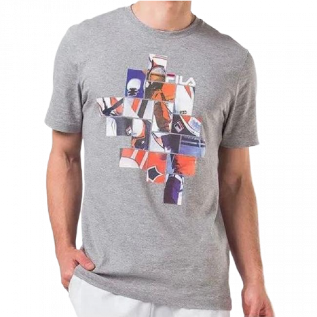 CAMISETA FILA COLLAGE GRIS