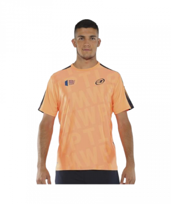 CAMISETA BULLPADEL VEGACHI NARANJA FLUOR