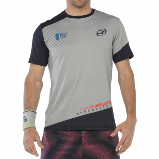 CAMISETA BULLPADEL RICIONE GRIS MEDIO VIGORE