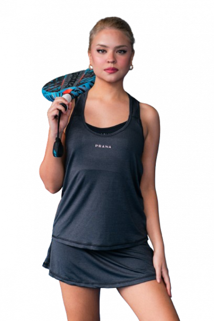 CAMISILLA PRANA LARGA GRIS
