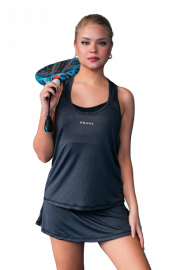 CAMISILLA PRANA LARGA GRIS