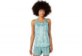 CAMISILLA ASICS ROAD ALL OVER CELADON CLARO S