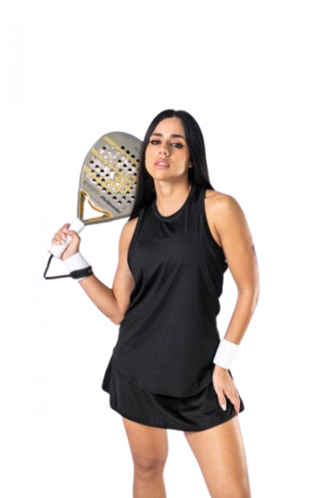 CAMISILLA PRANA LARGA NEGRO