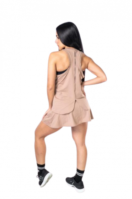 SHORT POLLERA PRANA NUDE